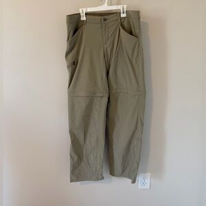 Patagonia Women’s Quandary Convertible Pants Tan Size 12 Hiking Pants